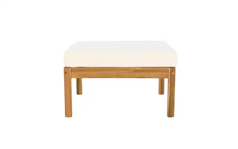 Christopher Knight Home Ignis Ensemble de conversation Boho 5 pièces en bois d'acacia et rotin synthétique avec coussins et table basse à lattes