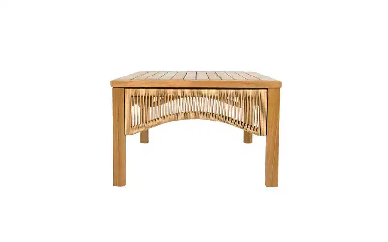 Christopher Knight Home Ignis Ensemble de conversation Boho 5 pièces en bois d'acacia et rotin synthétique avec coussins et table basse à lattes