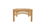 Christopher Knight Home Ignis Ensemble de conversation Boho 5 pièces en bois d'acacia et rotin synthétique avec coussins et table basse à lattes