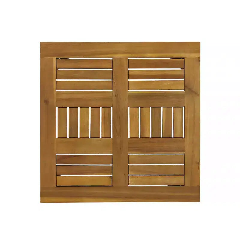 GDFStudio Savannah Ensemble de conversation 3 pièces en bois d'acacia et osier d'extérieur