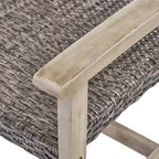GDFStudio Savannah Ensemble de conversation 3 pièces en bois d'acacia et osier d'extérieur