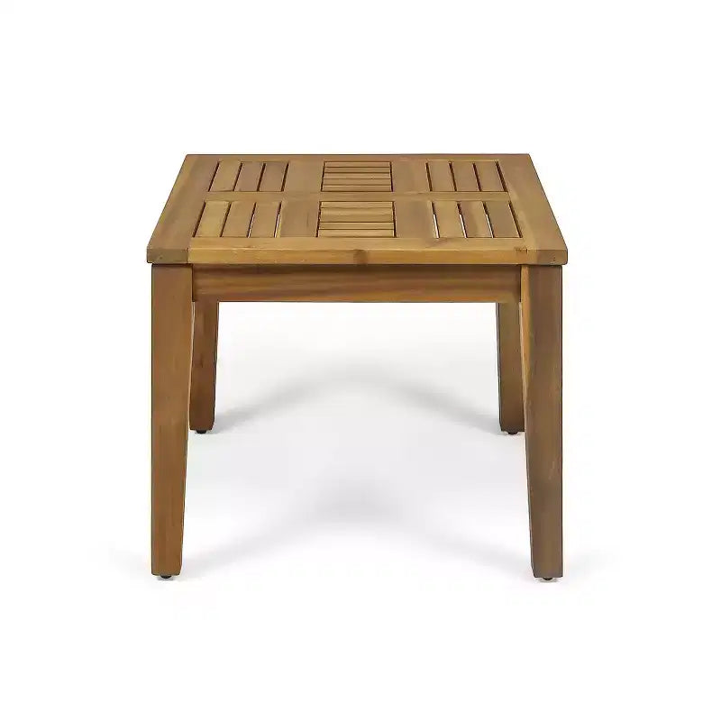 GDFStudio Savannah Ensemble de conversation 3 pièces en bois d'acacia et osier d'extérieur