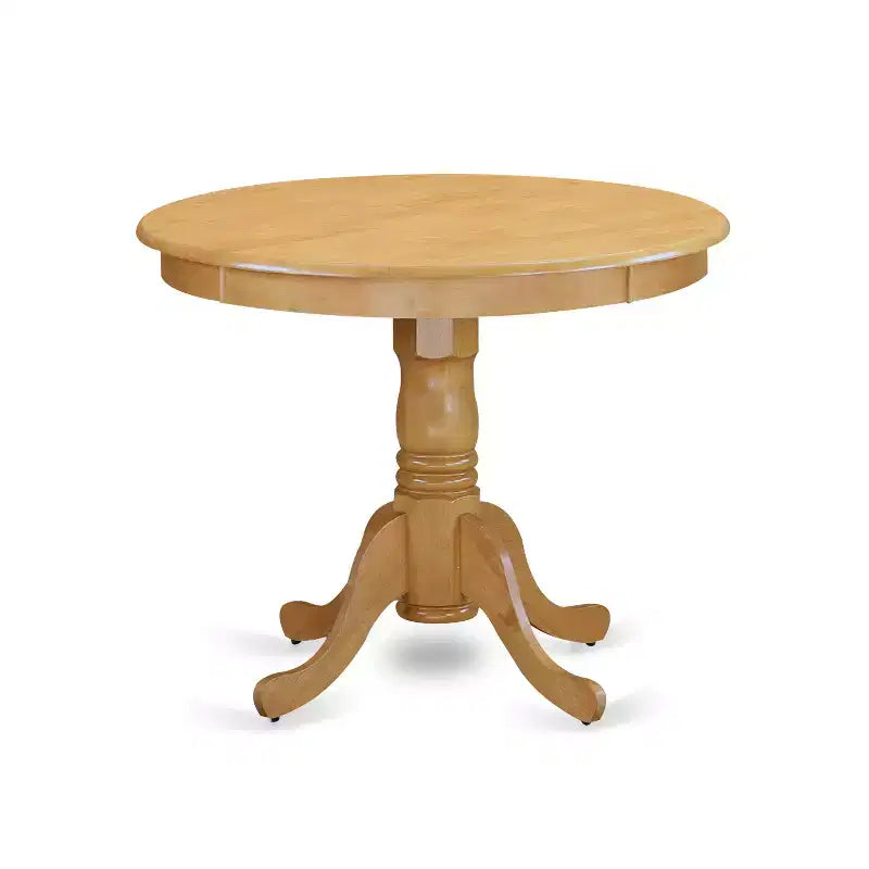 HomeStock Belmont – Ensemble de 5 pièces pour cuisine avec une table à manger et 4 chaises en bois, couleur chêne
