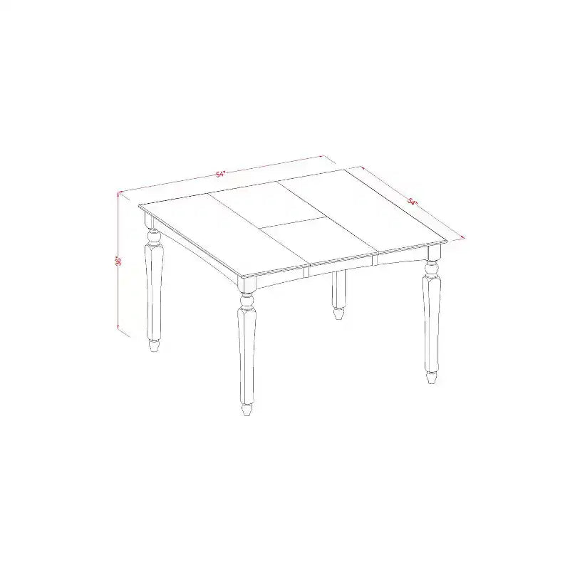 Ensemble de salle à manger HomeStock Belmont avec rallonge intégrée et 8 chaises Parson, finition noire