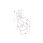 Ensemble de salle à manger HomeStock Belmont avec rallonge intégrée et 8 chaises Parson, finition noire