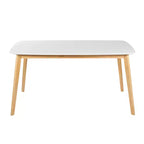 Ensemble de salle à manger Christopher Knight Home Sabrina, 5 pièces, en bois d'hévéa rembourré, de style moderne du milieu du siècle