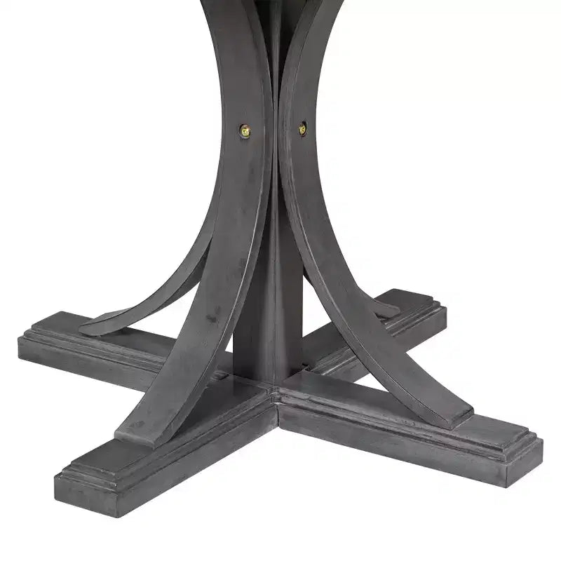 Ensemble de table à manger ronde pour 4 personnes, 5 pièces, style rétro, avec 4 chaises rembourrées