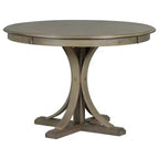 Ensemble de table à manger ronde pour 4 personnes, 5 pièces, style rétro, avec 4 chaises rembourrées