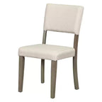 Ensemble de table à manger ronde pour 4 personnes, 5 pièces, style rétro, avec 4 chaises rembourrées