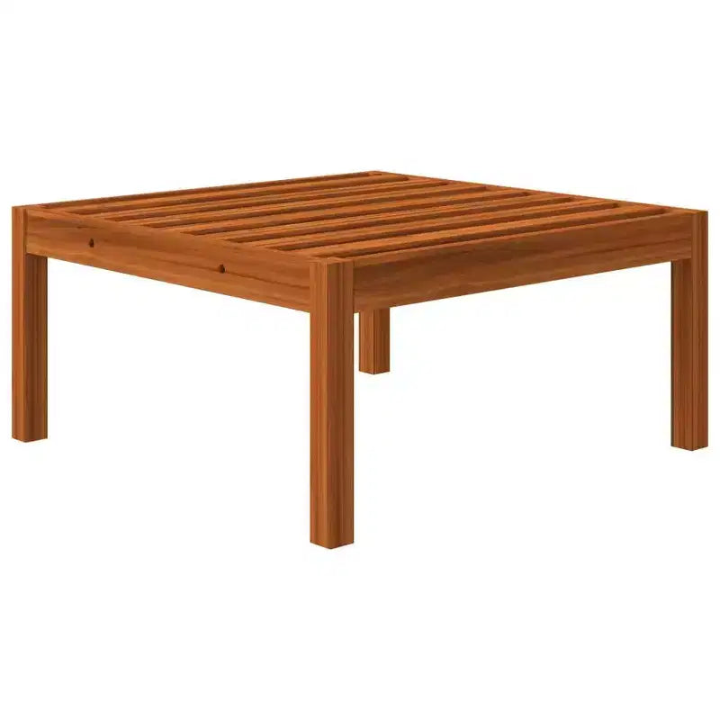 vidaXL Salon de jardin modulaire avec coussins en bois d'acacia massif