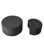Tables basses gigognes rondes (lot de 2), tables polyvalentes rembourrées en mousse pour salon, tables d'appoint, poufs ou tables de chevet