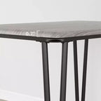 Ensemble de salle à manger 5 pièces pour 4 personnes, ensemble de table à manger moderne, table de dîner avec 4 chaises rembourrées pour petits espaces, appartements, bureaux à domicile.