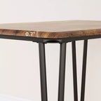 Ensemble de salle à manger 5 pièces pour 4 personnes, ensemble de table à manger moderne, table de dîner avec 4 chaises rembourrées pour petits espaces, appartements, bureaux à domicile.