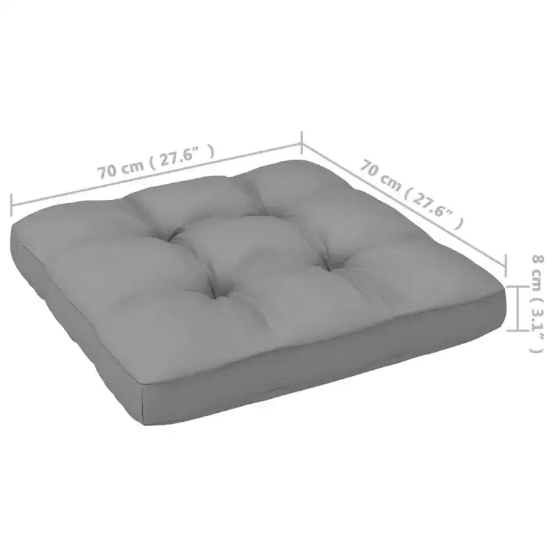 vidaXL Ensemble de mobilier de jardin Bois naturel Bois de pin massif Grand Modulaire