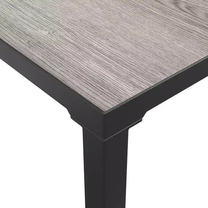 vidaXL Salon de jardin en rotin synthétique noir et gris