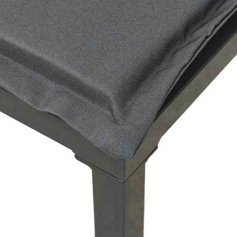 vidaXL Salon de jardin en rotin synthétique noir et gris