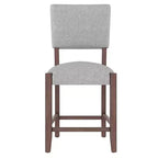 Ensemble table de salle à manger hauteur comptoir 5 pièces Bellemave, table de bar effet marbre et 4 chaises rembourrées, pour salle à manger, cuisine, pub