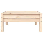 vidaXL Canapé de jardin 3 places - Salon de conversation extérieur - Bois de pin rustique - Design modulaire - Ensemble de salon de jardin