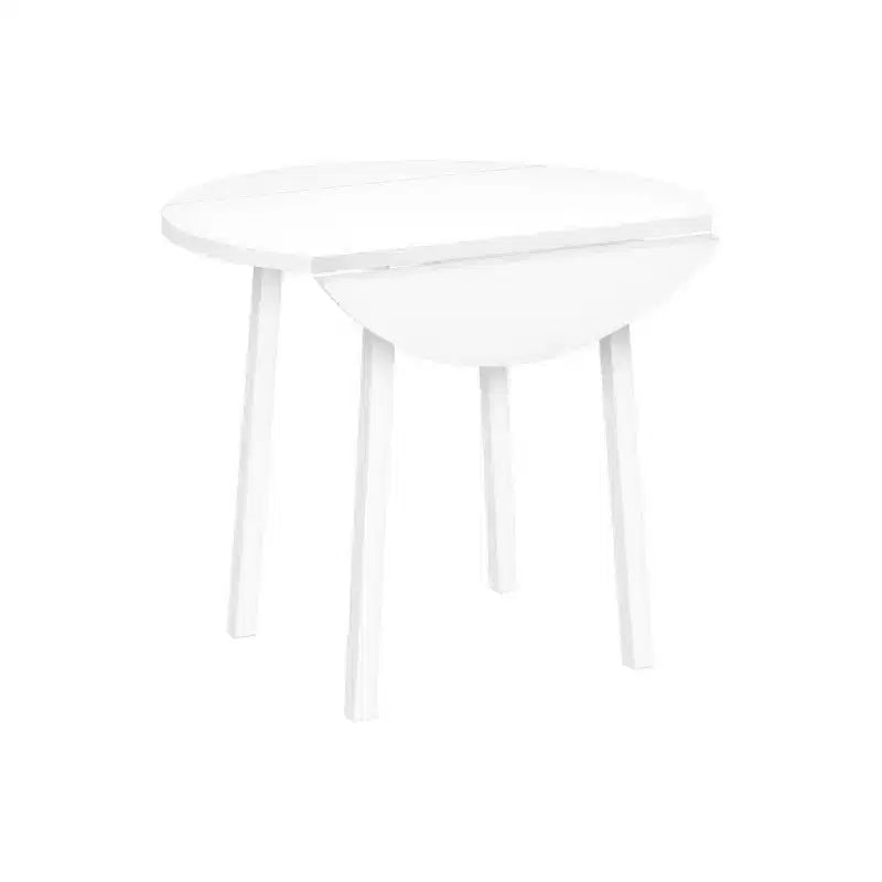 Ensemble table de salle à manger 3 pièces Homy Casa avec 2 chaises abattantes - Meuble de cuisine compact