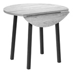 Ensemble table de salle à manger 3 pièces Homy Casa avec 2 chaises abattantes - Meuble de cuisine compact