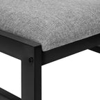 Ensemble table de salle à manger 3 pièces Homy Casa avec 2 chaises abattantes - Meuble de cuisine compact