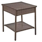 Jiallo Galleon Collection Ensemble mobilier de jardin et patio 3 pièces avec table