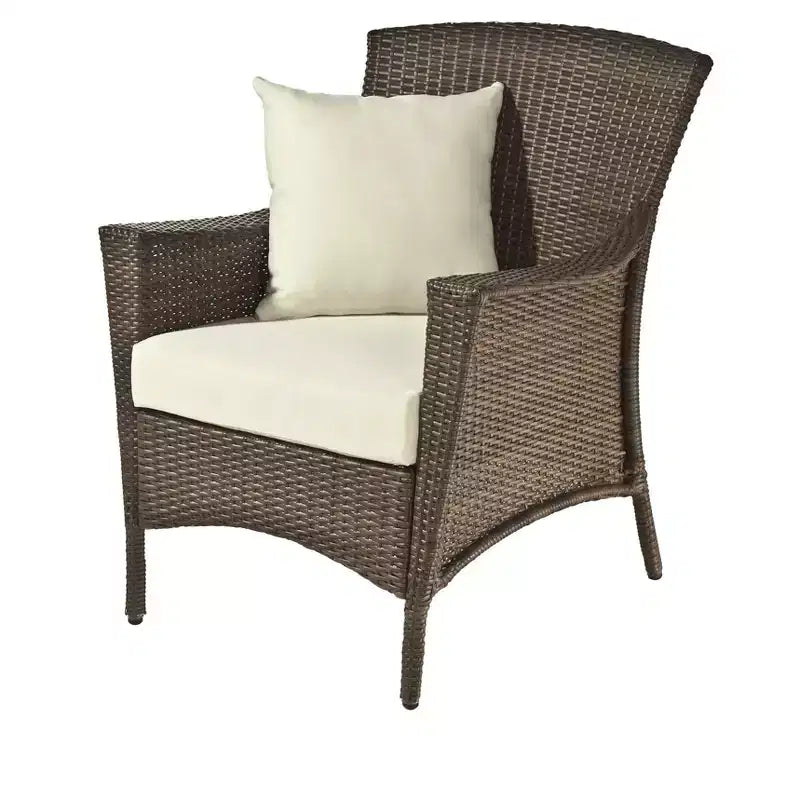 Jiallo Galleon Collection Ensemble mobilier de jardin et patio 3 pièces avec table
