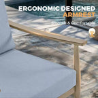 HAPPATIO Ensemble de mobilier de jardin 4 pièces en aluminium avec table basse, fauteuils pivotants et canapé 3 places pour terrasse et piscine