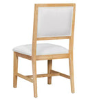 Ensemble de salle à manger 5 pièces en bois Whisen Farmhouse avec 4 chaises rembourrées, table à manger extensible