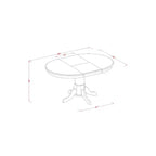 Table à manger HomeStock 7 pièces de forme ovale, plateau en bois massif finition marron selle avec 6 chaises