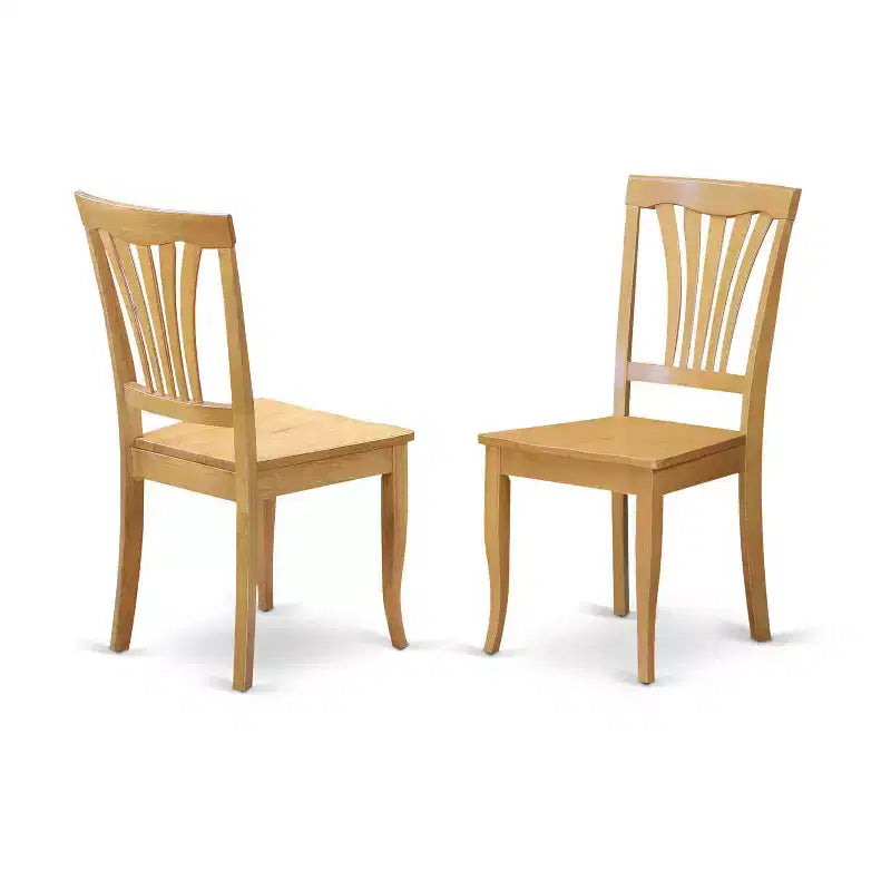 Ensemble Table et Chaises de Cuisine - Style Art Déco, Ensemble Repas Carré en Bois Massif, Table de 91 cm