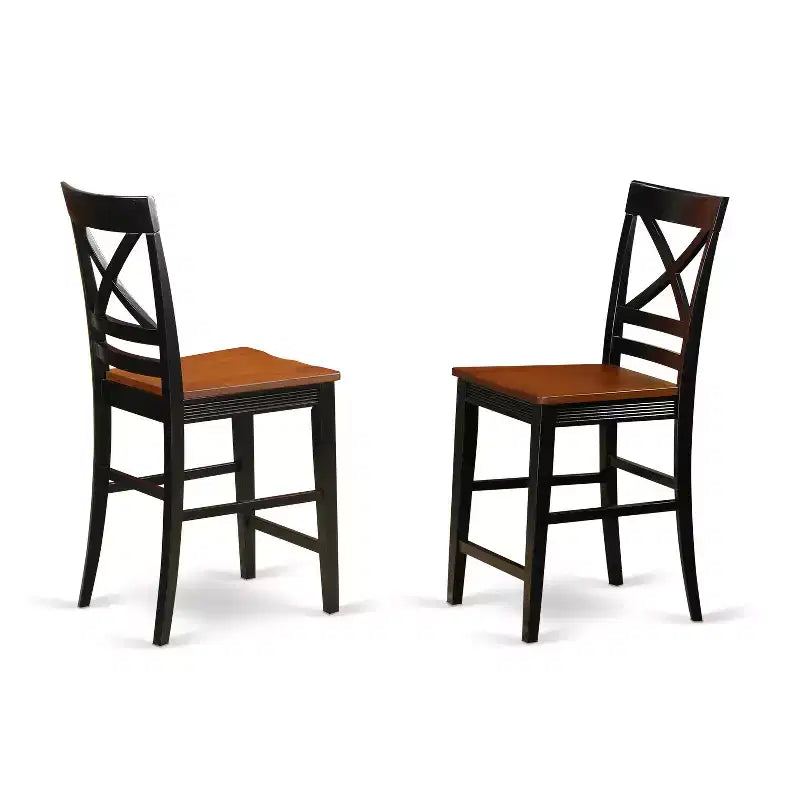 Ensemble de salle à manger hauteur comptoir - Table et 8 chaises - Mobilier de bar moderne