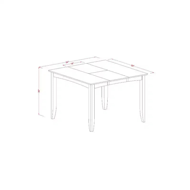 Ensemble de salle à manger hauteur comptoir - Table et 8 chaises - Mobilier de bar moderne