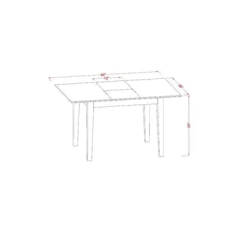Ensemble de salle à manger - Table et chaises de cuisine - Petits meubles de salle à manger - Design moderne