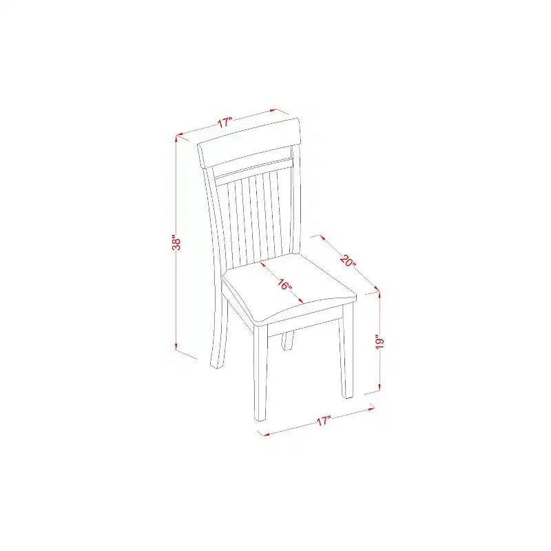 Ensemble de salle à manger - Table et chaises de cuisine - Petits meubles de salle à manger - Design moderne
