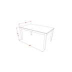 Ensemble de salle à manger hauteur comptoir - Table de bar et tabourets de bar - Ensemble de cuisine moderne - Fini chêne