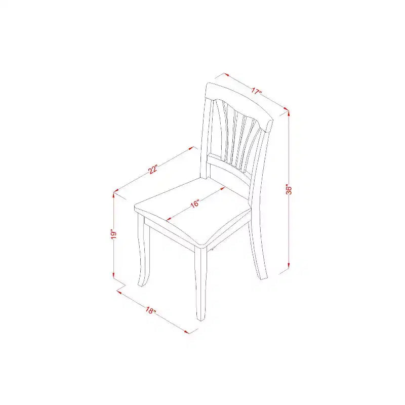 Ensemble de salle à manger ronde - Dinette de cuisine 3 pièces avec chaises, marron selle, 42 pouces