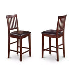 Ensemble de salle à manger hauteur comptoir - Table et 4 chaises - Meubles de cuisine et de salle à manger modernes