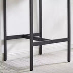 Table de bar avec 2 tabourets de bar, sièges et dossiers souples en PU, panneaux de particules, pour bar, maison, bureau ou salon, gris, taille unique