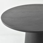 Ensemble table et chaises de salle à manger 3 pièces, table ronde de 89 cm avec chaises déhoussables rembourrées pour coin repas ou petit espace - Panipeachy