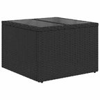 vidaXL Ensemble de canapés de jardin 10 pièces avec coussins en rotin synthétique marron (États-Unis uniquement) - Marron et rouge