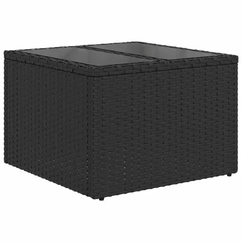 vidaXL Ensemble de canapés de jardin 10 pièces avec coussins en rotin synthétique marron (États-Unis uniquement) - Marron et rouge