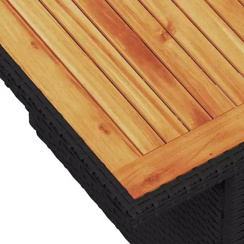 vidaXL Ensemble de canapés de jardin 8 pièces avec coussins Gris Résine tressée Bois d'acacia