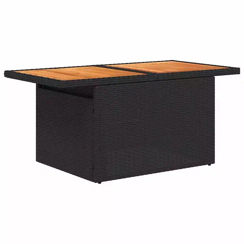 vidaXL Ensemble de canapés de jardin 8 pièces avec coussins Gris Résine tressée Bois d'acacia