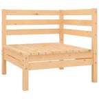 vidaXL Salon de jardin Bois de pin massif Salon de jardin modulable