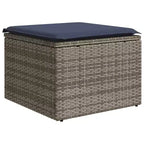 vidaXL Salon de jardin canapé noir résine tressée 10 pcs Modulable