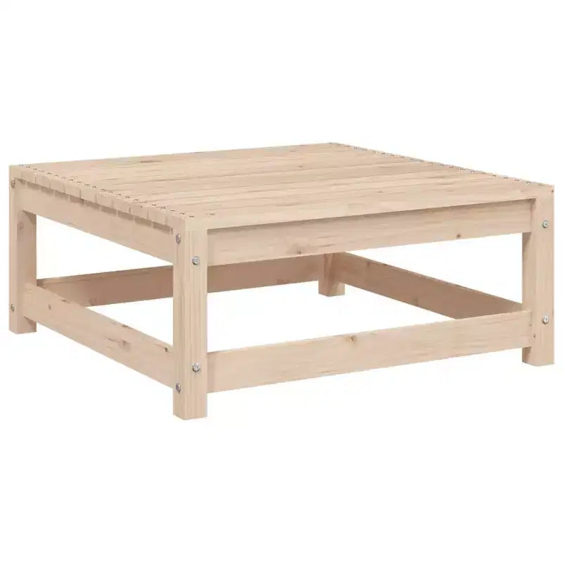 vidaXL Ensemble de canapés de jardin Bois naturel Bois de pin massif Modulable moyen