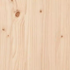 vidaXL Ensemble de canapés de jardin Bois naturel Bois de pin massif Modulable moyen
