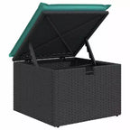 vidaXL Salon de jardin 6 pcs marron et rouge 234 x 124 x 85 cm