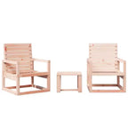 vidaXL Salon de jardin Bois de pin Bois de pin massif Moyen